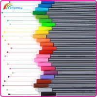 Fineliner Color Pen with Colorful Ultra Fine 0.4mm Felt Tips in 24 Individual Colors Perfect Drawing & Adult Coloring Books